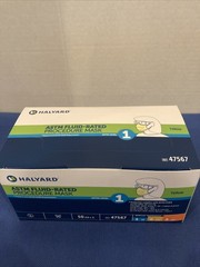 HALYARD 47567 Level 1 Disposable Procedure Mask, Earloops, Yellow, 50 Count Lot
