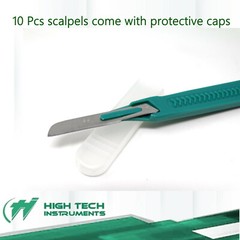 Disposable Scalpel Blades| #16 Sharp, Tempered Stainless-Steel Blades | Sterile