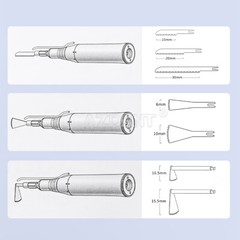 AZDENT Dental Electric LED Brushless Micro Motor /Micro Saw Surgical Handpiece