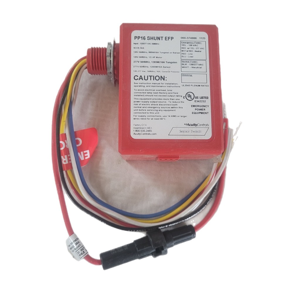Acuity PP16 Shunt EFP Sensor Switch Bypass Relay Pack – NEW NO INSTRUCTIONS