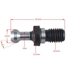 20pcs BT30 45 Degree Pull Stud Retention Knob CNC Milling Tool Holder US