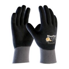 12 PR 34-876 MaxiFlex Foam Full Palm Coated Nitrile Grip PROTECTIVE WORK GLOVES