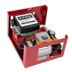 110V Electric Diesel Oil Fuel Transfer Pump w/ Meter with 13′ Hose & Nozzle Kit