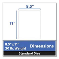 Member’s Mark Copy Paper, 8.5×11″, 92 Bright, 20lb, 10 Reams (5,000 Sheets)