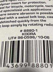 UNCLE MIKE’S LAW ENFORCEMENT #8880-1 KODRA UNIVERSAL RADIO CASE Fitted Size 1