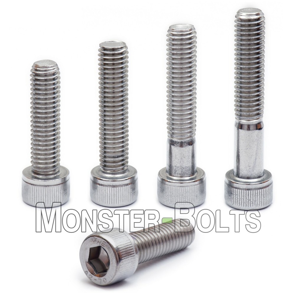 M2.5 Stainless Steel Socket Head Cap Screws A2 / 18-8 Metric DIN 912 0.45 Coarse