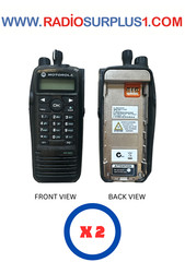 2 x Motorola DP3601 FKP 136-174MHz VHF MDH55JDH9LA1AN Radio only