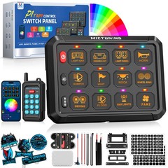 P1Y APP Wireless Remote Switch Panel Light Circuit Relay Box for Truck RV Marine