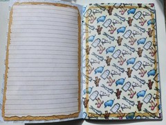 Junk Journal Booklet “WINNIE THE POOH” Retro Classic Storybook Style LG 9×6 40p