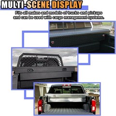 4PCS Truck Tool Box Mounting Kit J Hook Truck Toolbox Clamps No Drilling New