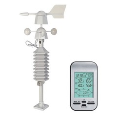 Indoor And Outdoor Weather Station With Wireless Anemometer And Thermometer