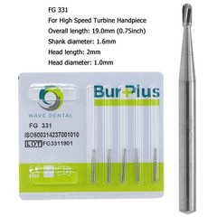 Wave Dental Carbide Burs Round FG 330 4 6 8 245 557 169L Burs High Speed Midwest
