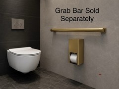 Bradley Toilet Paper Dispenser Surface Mount Brushed Brass 5BR-110000-BR