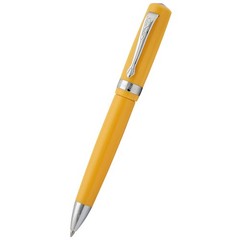 Kaweco Ballpoint Pen Student Yellow Finish Barrel with Chrome Trims 10000794