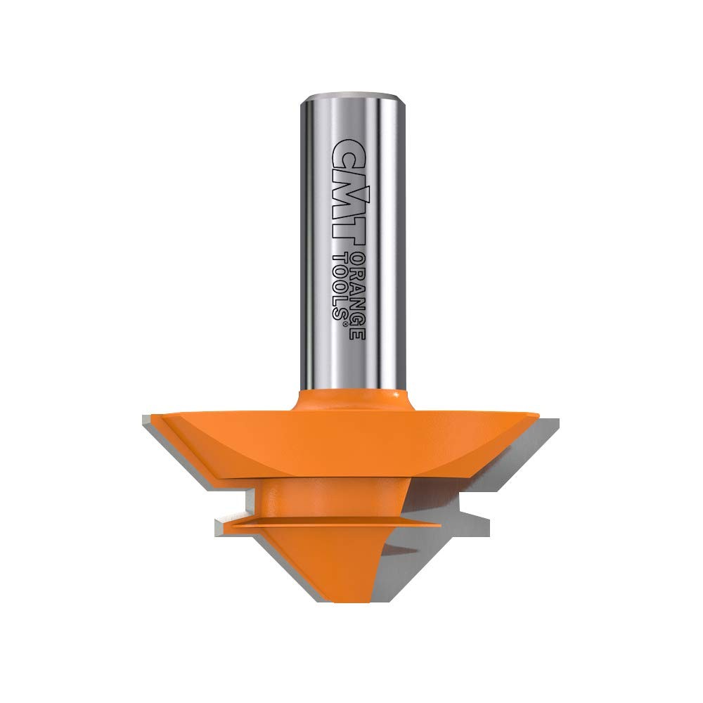 CMT 855.504.11 Lock Miter Bit, 1/2-Inch Shank, 2-Inch Diameter, Carbide-Tipped