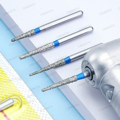 20Pcs Dental Diamond Burs FG1.6mm Tooth Drill SR Coarse Fine Grit For High Speed