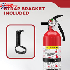 , FA110G, Multi Purpose Fire Extinguisher for Home, Office, Dorm, Residential, 1