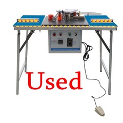 Used! Electric Automatic Curved Straight Edge Banding Machine with Platform 110V