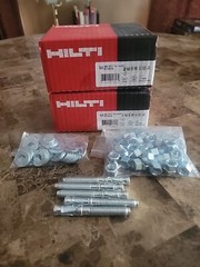 2 Boxes of 50 HILTI KB-VTZ Kwik Bolt Expansion Anchor 2139758 3/8″X 3″ 100 total