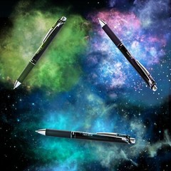Pentel EnerGel Dark Matter Gel Pen, 0.7mm, Assorted Dark Ink Colors pack of 6