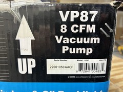 Fieldpiece VP87 8 CFM Dual Stage Vacuum Pump A2L Compatible NEW IN BOX