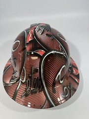 New Full Brim Hard Hat Custom Hydro Dipped PETERBILT