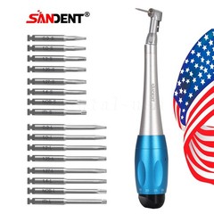 Dental Universal Implant Kit Torque Wrench Contra Angle Handpiece & 16 Drivers
