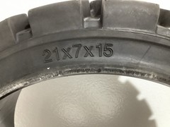 Traxter 21x7x15 Press-On Solid Forklift Tire Smooth Cushion Industrial