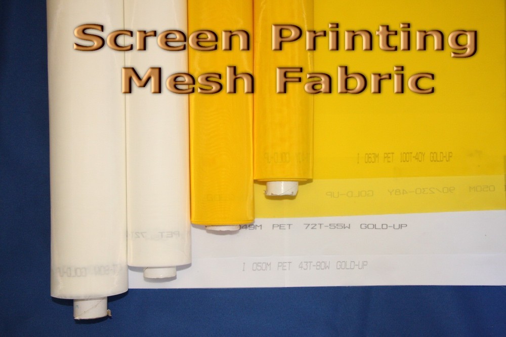 3 yards- 40 White Mesh x 63″ Width Silk Screen Printing Mesh Fabric