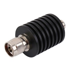50W N Male Female RF Fixed Attenuator DC-3GHz 50ohm 6db 10db 15db 20db 30db 40db