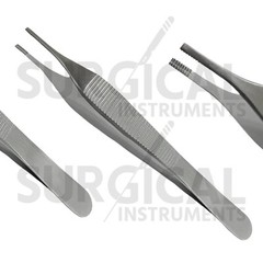 3 Pcs Adson Brown Tissue Forceps ENT Surgical Instruments German Grade