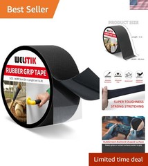 Rubber Grip Tape, Ultra Strong Waterproof Anti Slip Tape with Textured Adhesi…