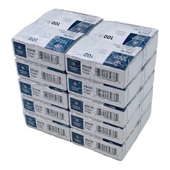 20 Boxes Regular Paper Clips Size 1, 100 Steel Paper Clips Per Box