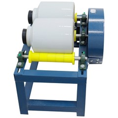 220V 550W Horizontal Drum Small Lab Ball Mill Enamel Grinding Glaze Quartz Sand