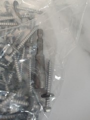150 2 Inch Metal Roof Screws To Wood,Bit Included,Ruspert Coating,Epdm Washer!!