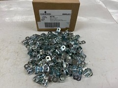 Box of 100 EMERSON BX-50 Neer BX Clamp, For Armored Cable, Steel, Zinc Plated