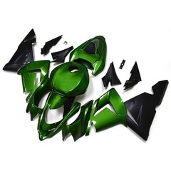 Green Black Fairing Kit for Kawasaki Ninja ZX10R 04 05 ABS Plastic Cowlings