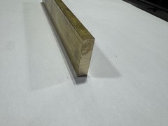1/2″ x 2″ C360 Brass Flat Bar x 9″ Long, Half Hard, Free Cutting, Mill Stock