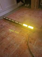 Whelen Traffic Advisor Lightbar 8 LED Amber Super Linear 500 Series w/Controller