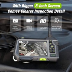 Teslong NTS500 5.5mm Dual Lens Endoscope Camera Automotive Borescope Inspection