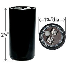 USA 124-149 uf/MFD 110-125 VAC volts Round Start Capacitor 50/60 Hz – Lot-1