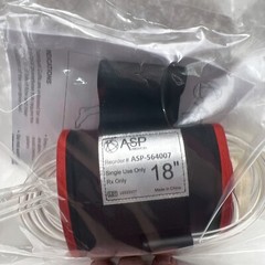 ASP MEDICAL ASP-564007 DISPOSABLE TOURNIQUET CUFF 18″ X 4″ 2-LINE Red 03-25-33