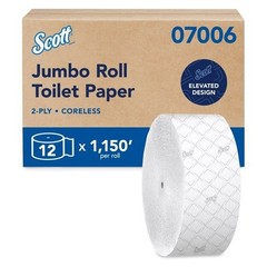 Scott Professional Coreless Jumbo Roll High Capacity Toilet Paper