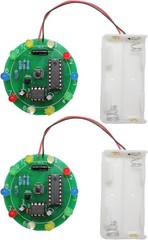2PCS Soldering Practice Kit CD4017 NE555 DIY Lucky Wheel LED Light Circuit Board