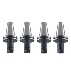 CAT 40 ER16 3″ 4PCS SET Collet Chuck Tool Holder Balanced G2.5 20000RPM CAT40