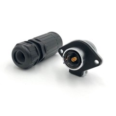 3 Pin Connector Male Plug & Female Socket Outdoor Waterproof IP67 Power Signal