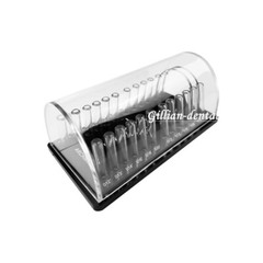 Dental Orthodontic Arch Wire Storage Box Archwires Organizer Holder Round Cases