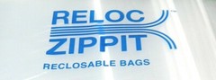 6 x 10 Reloc Zippit Bags Clear 2mil Poly Bags Reclosable Zip Seal Lock 200 Bags