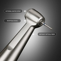 AZDENT Dental Slow Low Speed Handpiece Push Button Contra Angle fit FG 1.6mm Bur