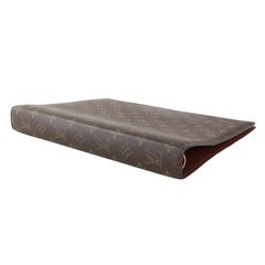 Auth LOUIS VUITTON Monogram Agenda/Note Cover File Brown – e61922i